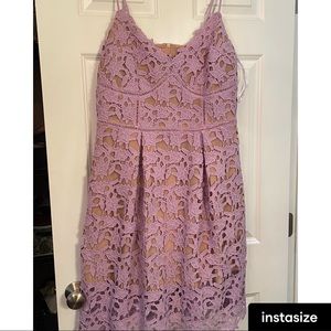 City Chic lace midi dress